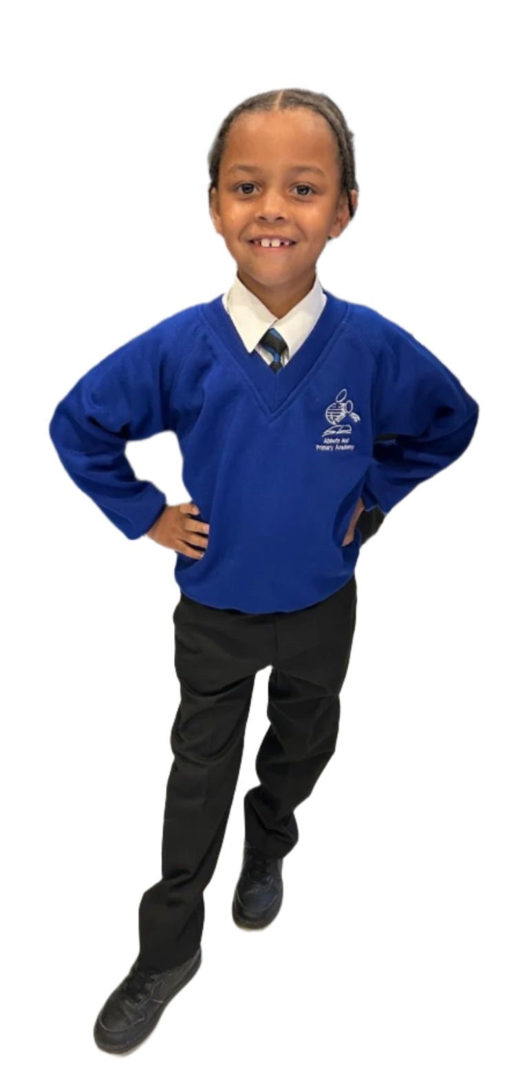Abbots Hal Primary Academy V Neck Jumper - Uniformwise Schoolwear