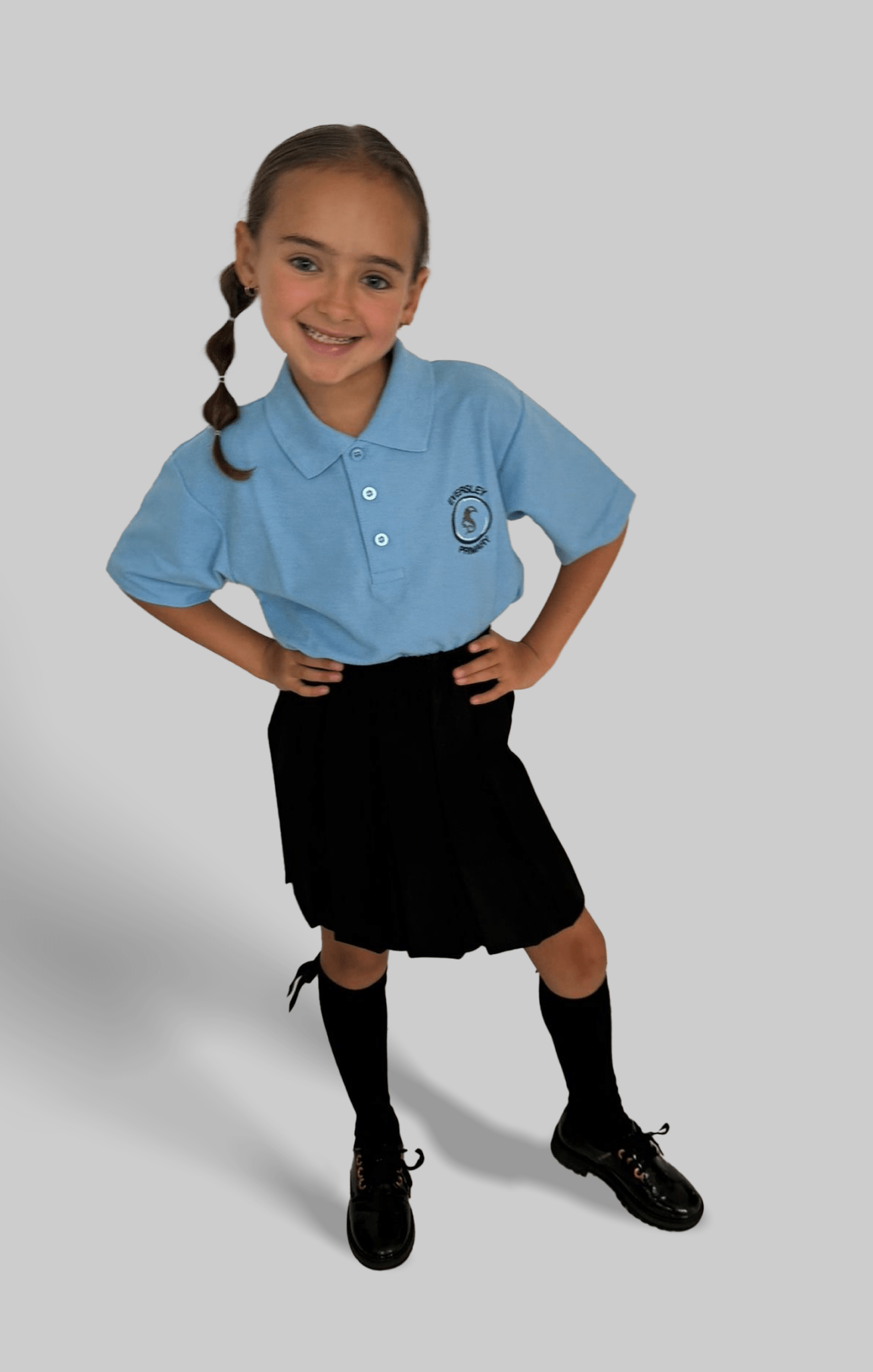 Eversley Primary School Blue Polo Shirt - Uniformwise Schoolwear