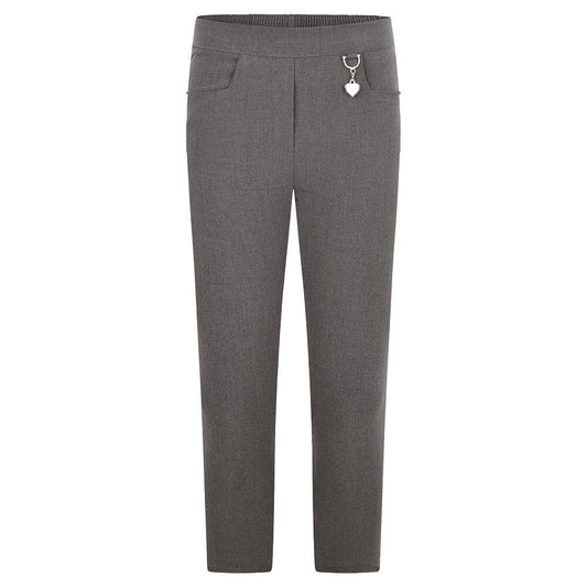 Girls Grey 2 Pocket School Trouser - Uniformwise Schoolwear