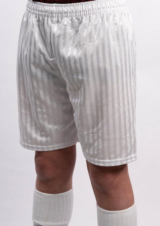 Mossbourne Academy Boys PE Shorts - White Shadow - Uniformwise Schoolwear