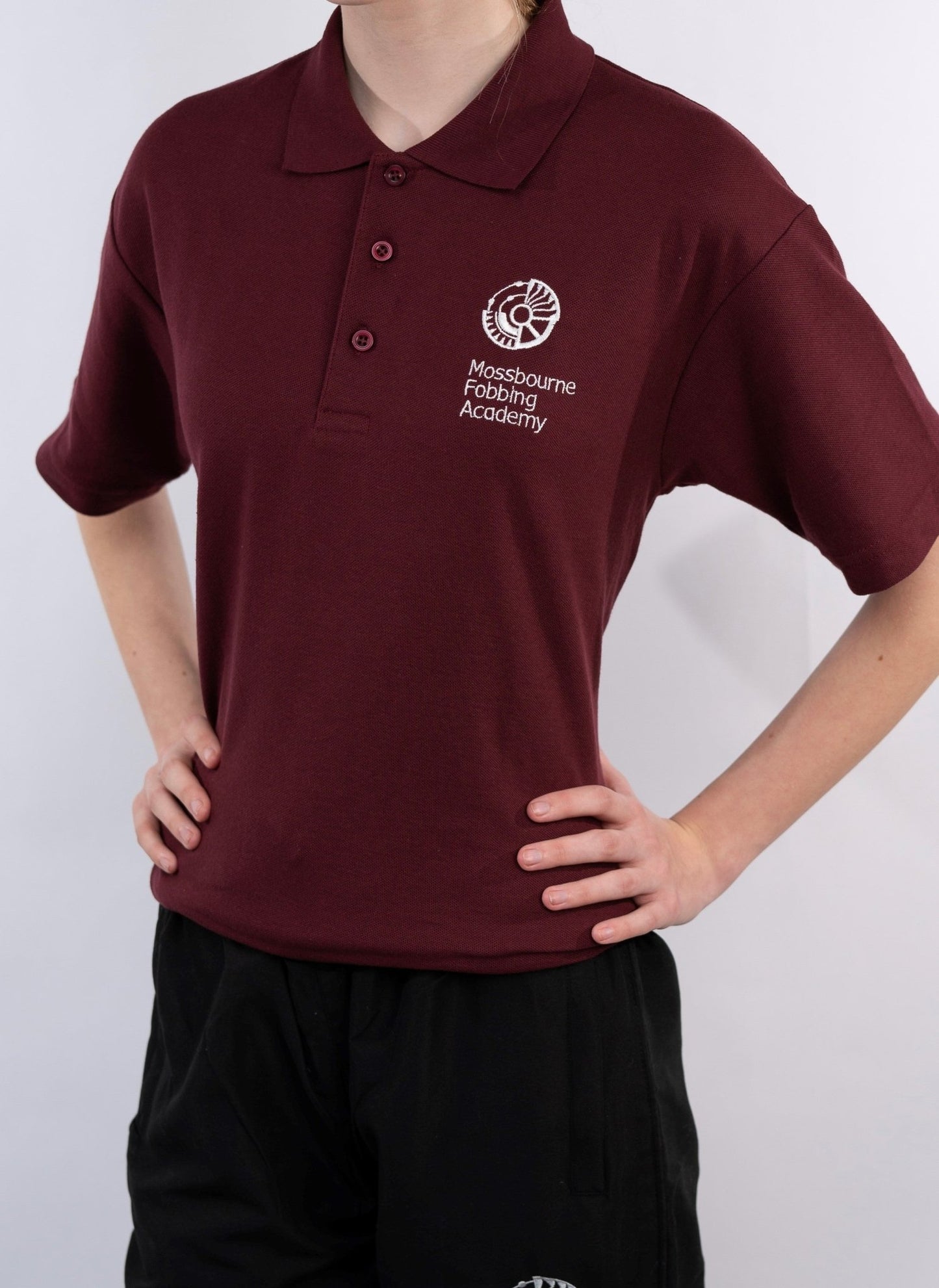 Mossbourne Fobbing Academy Girls PE Polo Shirt - Uniformwise Schoolwear