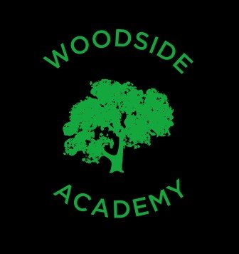 New Woodside Academy Black Pe Top with Green Logo - Uniformwise Schoolwear