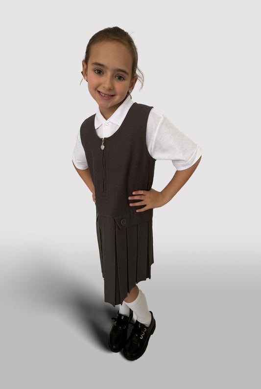 Pinafore - Grey - Uniformwise Schoolwear