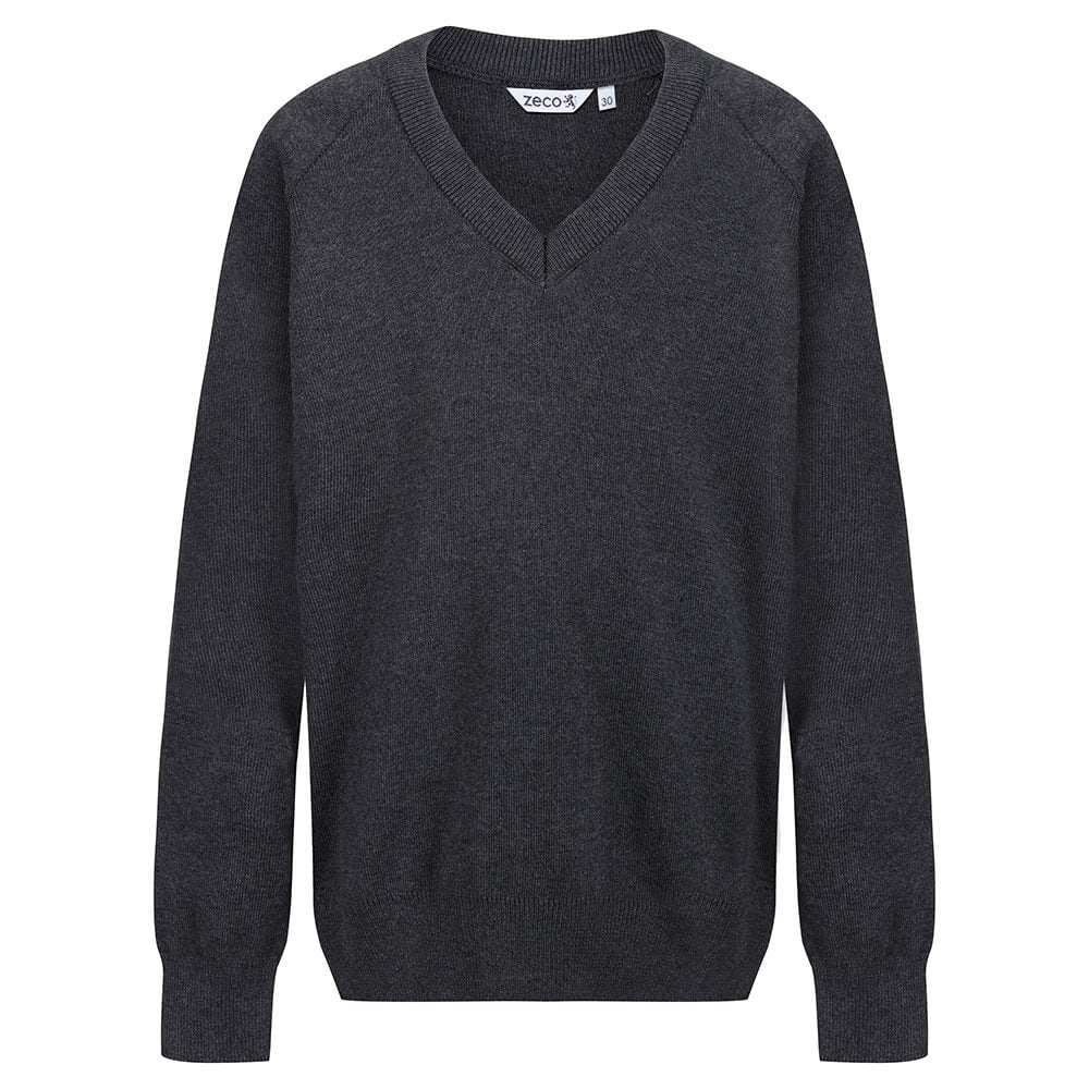 Tilbury Pioneer Academy Knitted V - Neck Jumper With Logo - Uniformwise Schoolwear