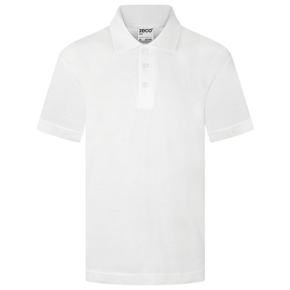 Tilbury Pionner Academy White Polo With Logo - Uniformwise Schoolwear