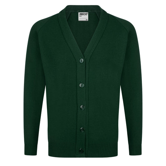 Warren Primary Knitted Cardigan with Logo - Uniformwise Schoolwear