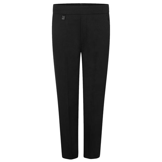 1/2 Elastic Pull-up Trouser - Black - Uniformwise Schoolwear