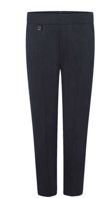 1/2 Elastic Pull-up Trouser - Navy - Uniformwise Schoolwear