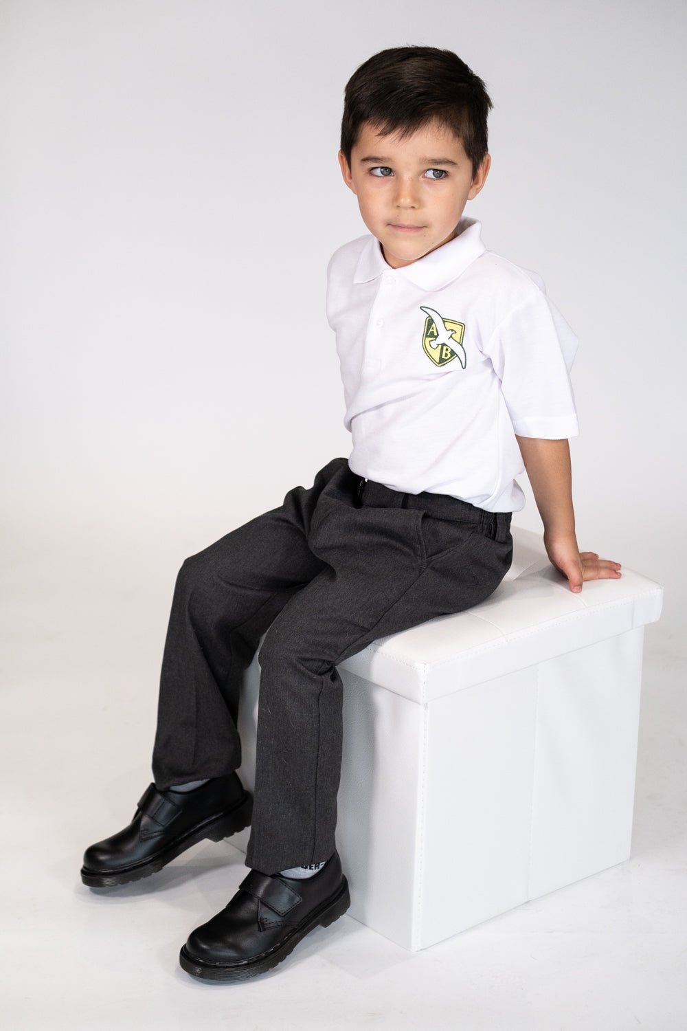 Arthur Bugler White Polo Shirt - Uniformwise Schoolwear