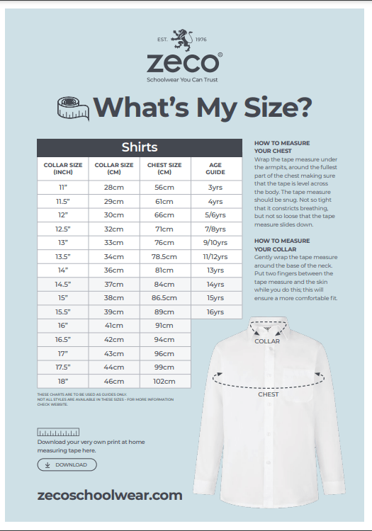 Boys Long sleeve shirts-2 pack - Uniformwise Schoolwear