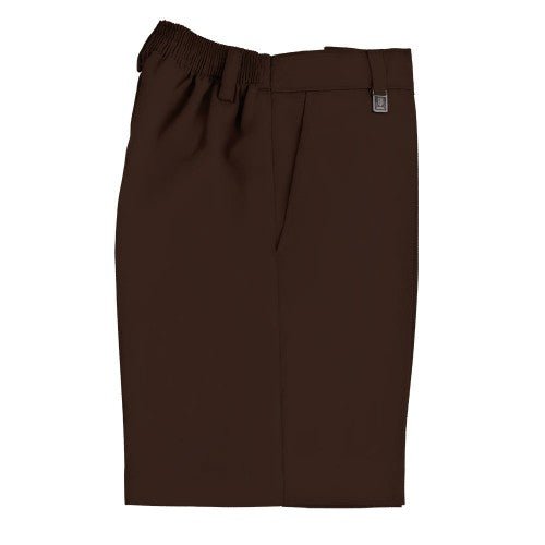 Boys Tailored Shorts - Brown - Uniformwise Schoolwear