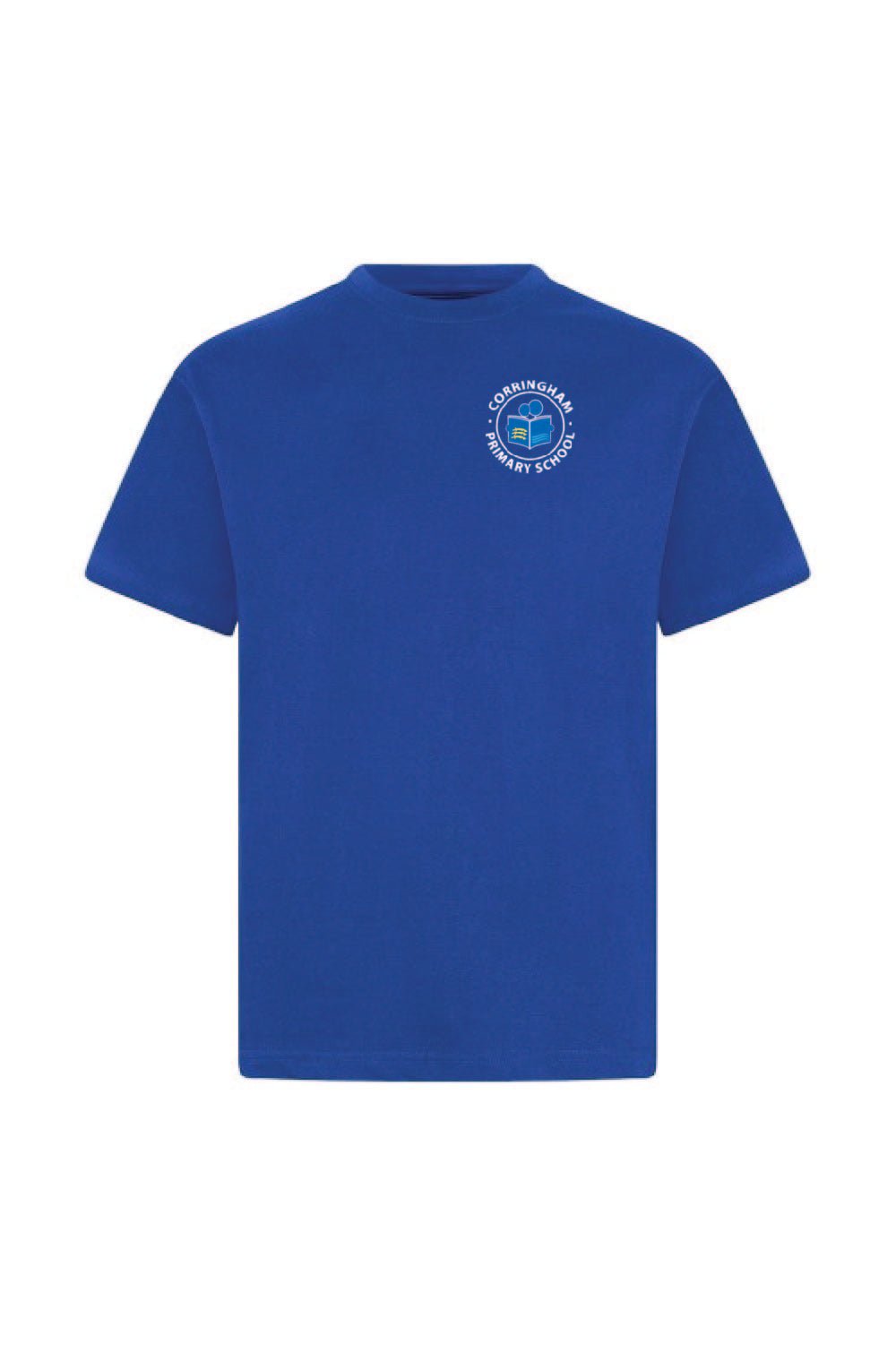 Corringham Primary Blue PE Top - Uniformwise Schoolwear