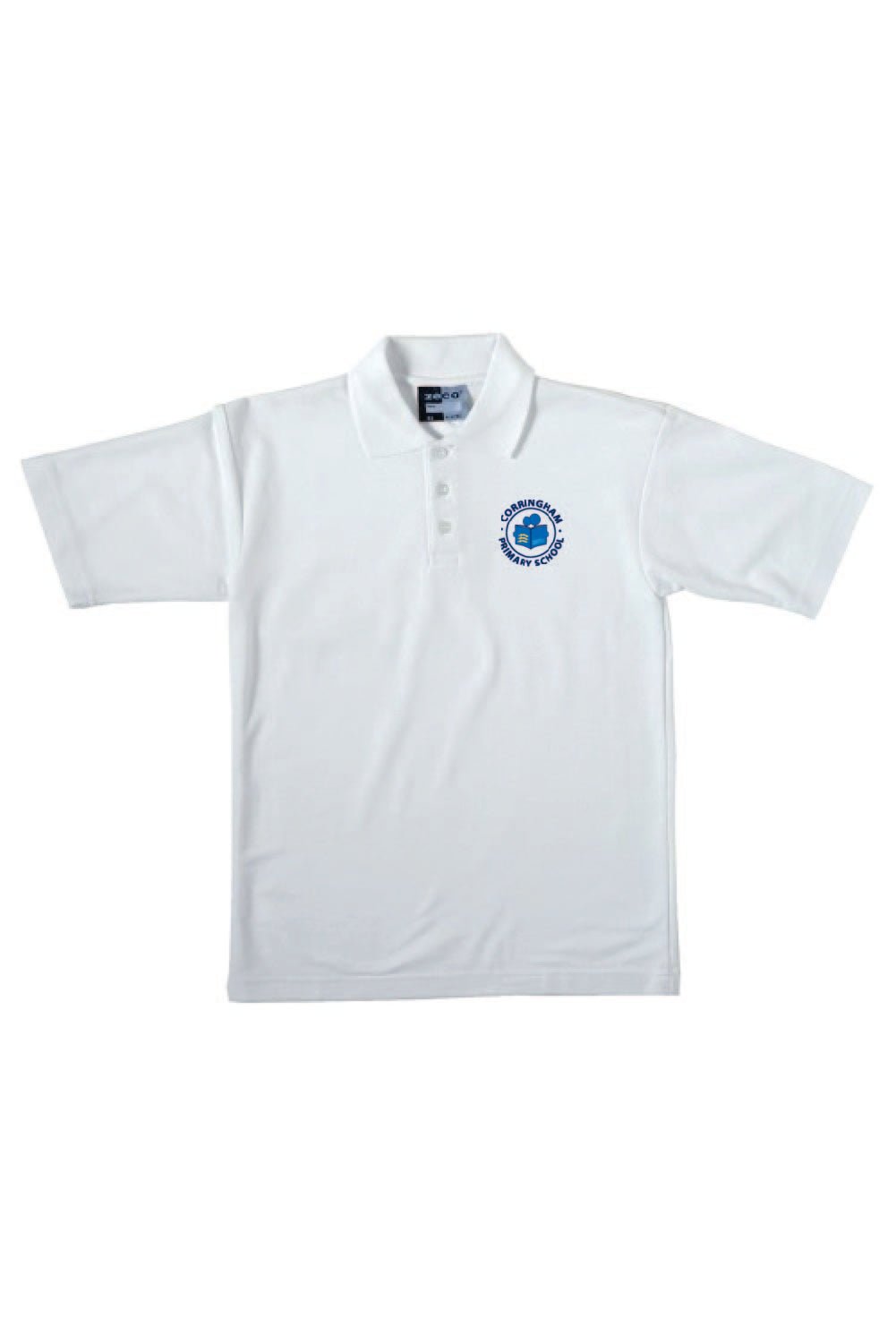 Corringham Primary White Nursery Polo Shirt - Uniformwise Schoolwear