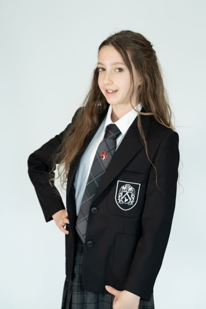 Girls black school on sale blazer