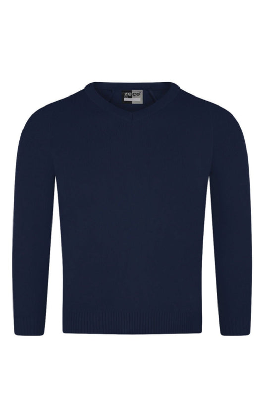 Knitted Jumper - Navy - Uniformwise Schoolwear