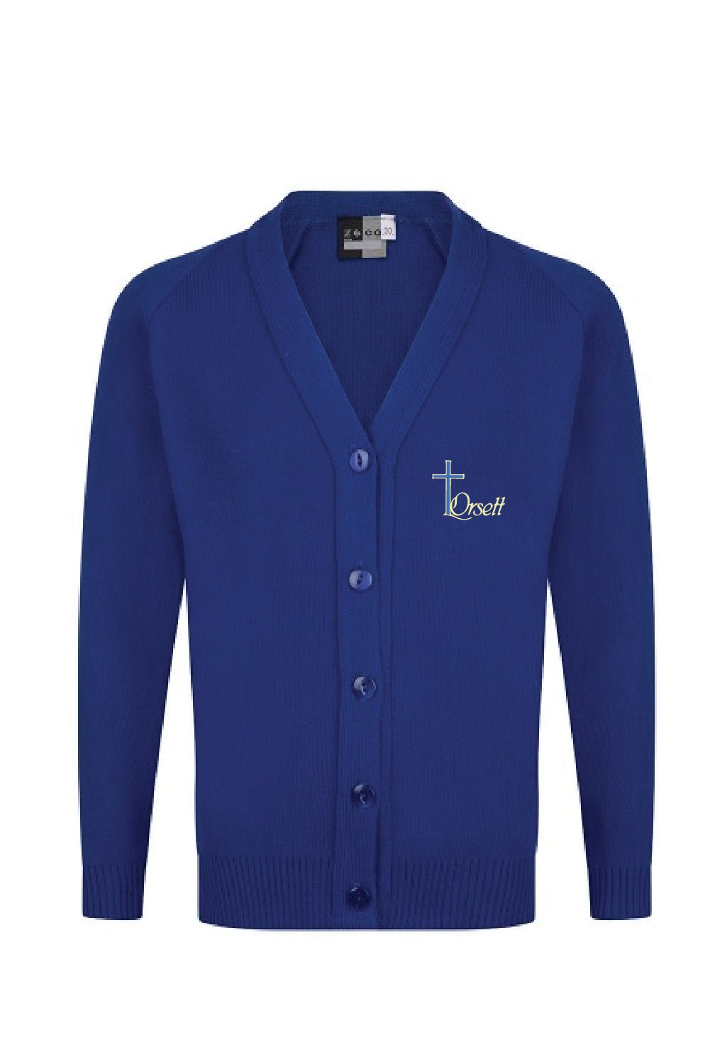 Orsett Primary Knitted Cardigan -new logo - Uniformwise Schoolwear