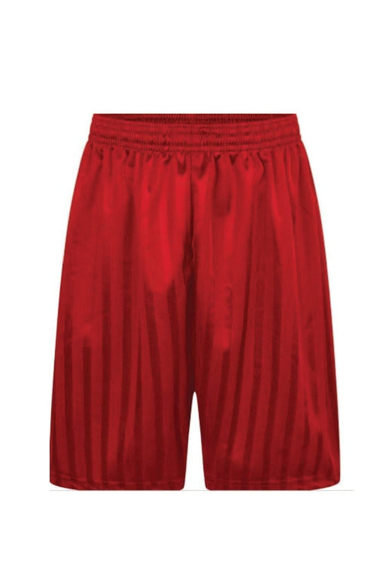 PE Shorts - Red - Uniformwise Schoolwear