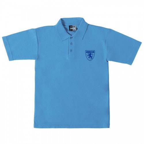 Plain Polo-sky blue - Uniformwise Schoolwear