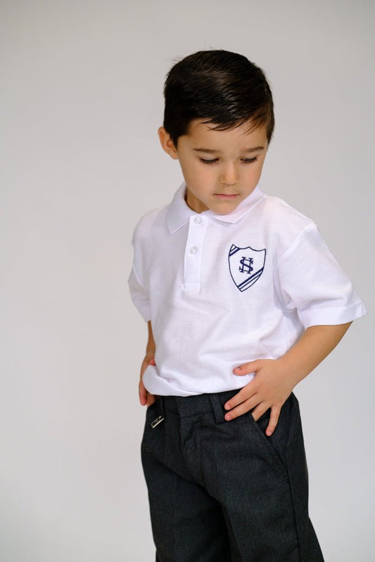 Somers Heath White Polo Shirt - Uniformwise Schoolwear