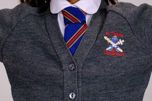 St Thomas Standard Tie - For Yr 3 -Yr 6 - Uniformwise Schoolwear