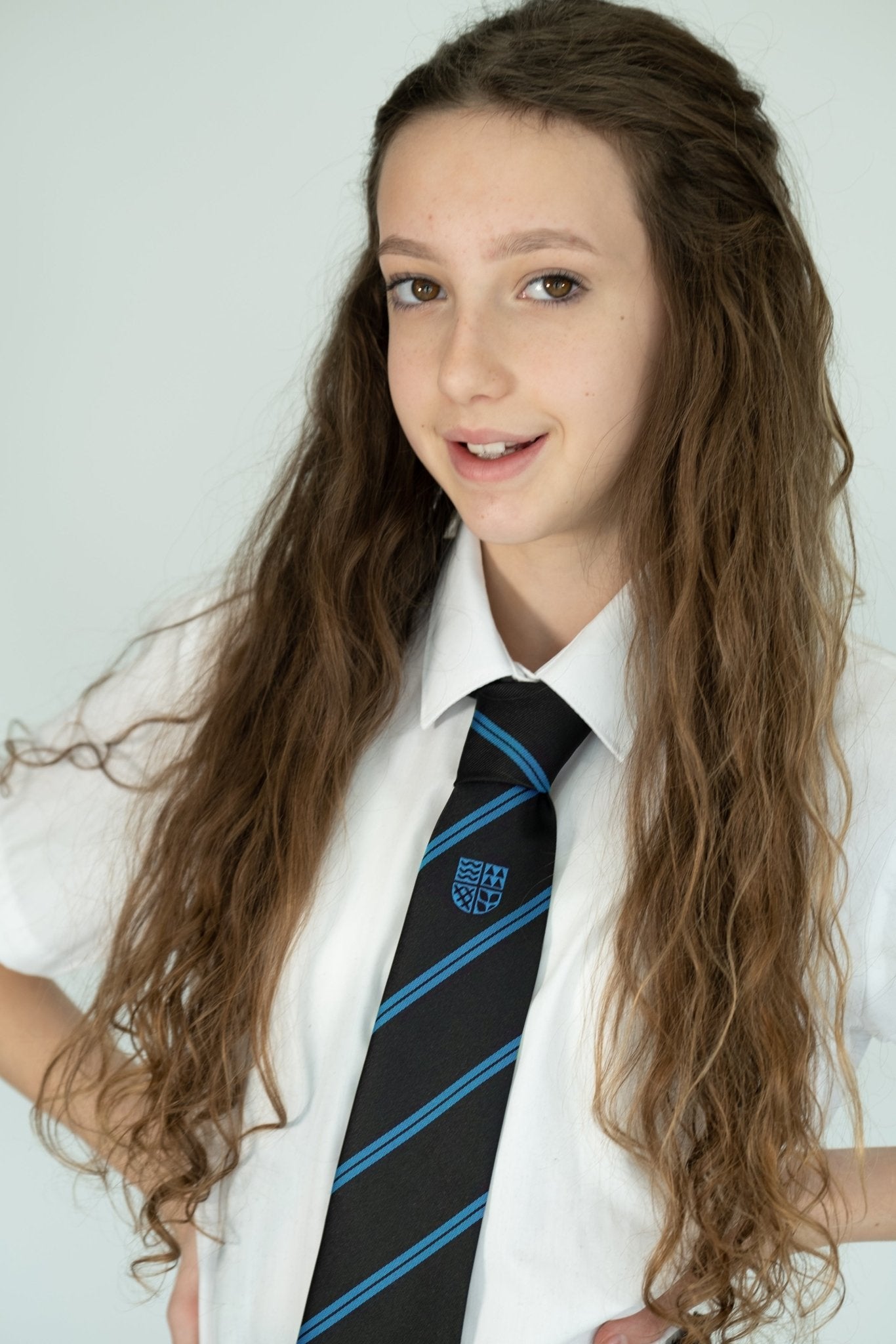 Thames Park Tie - blue house - Uniformwise Schoolwear