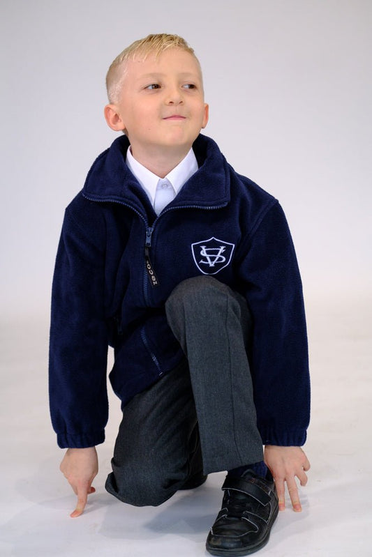 Vange Primary School Reversible Fleece Jacket - Uniformwise Schoolwear