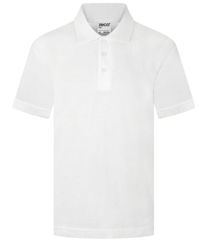 Woodside Academy White Polo Shirt - Uniformwise Schoolwear