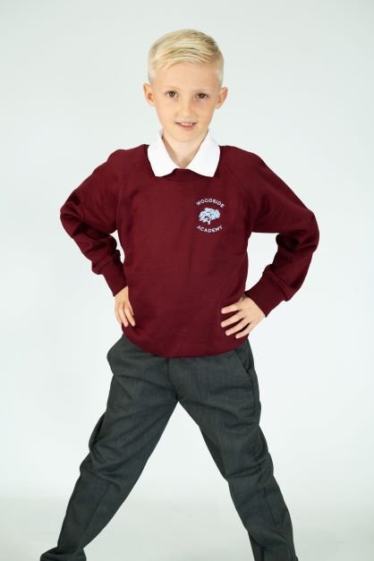 Woodside Sweatshirt with Logo - Uniformwise Schoolwear