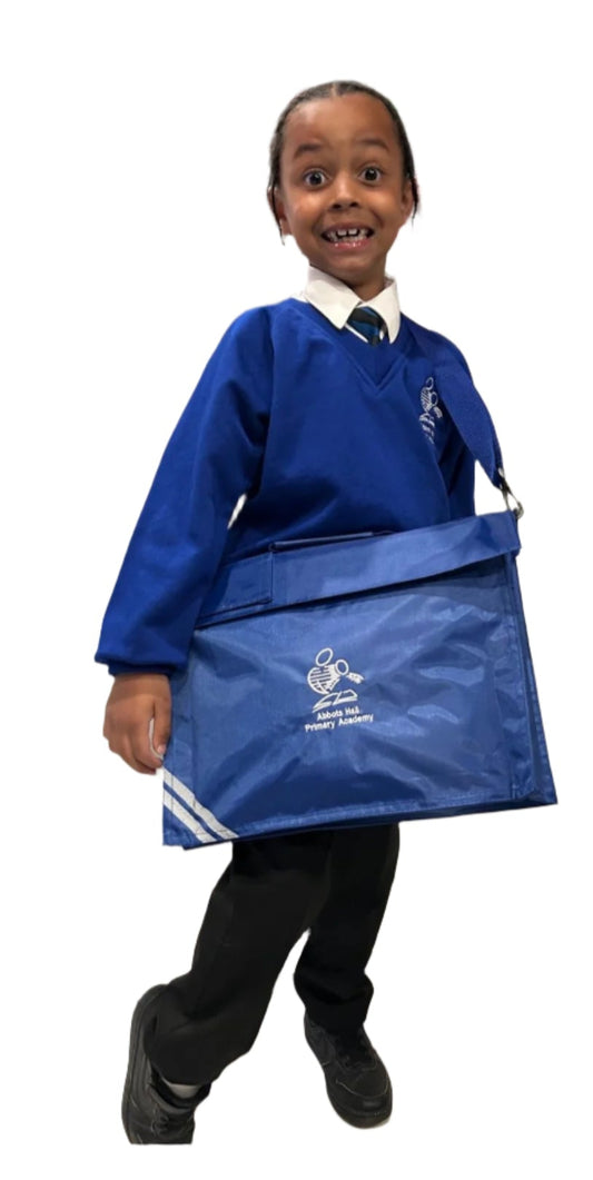 Abbots Hall Bookbag with logo