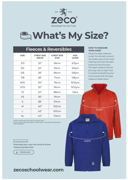 Abbotts Hall Primary Academy Fleece - Uniformwise Schoolwear