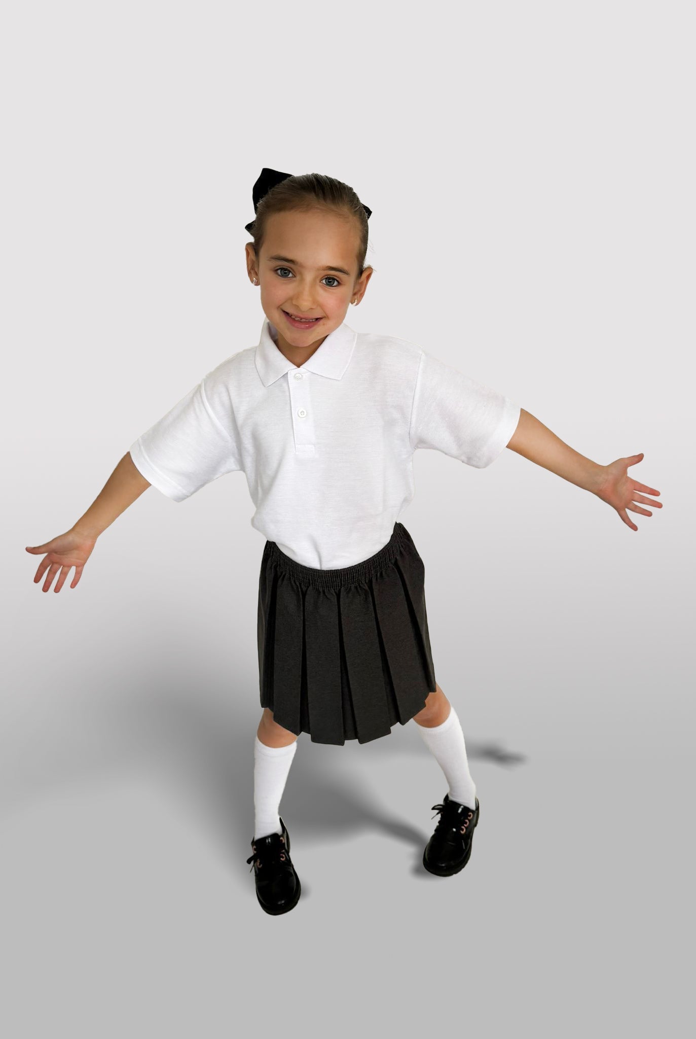Box Pleat Skirt - Grey - Uniformwise Schoolwear