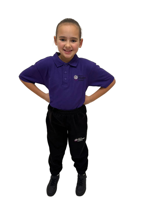 Tilbury Pionner Academy Purple PE Polo With Logo