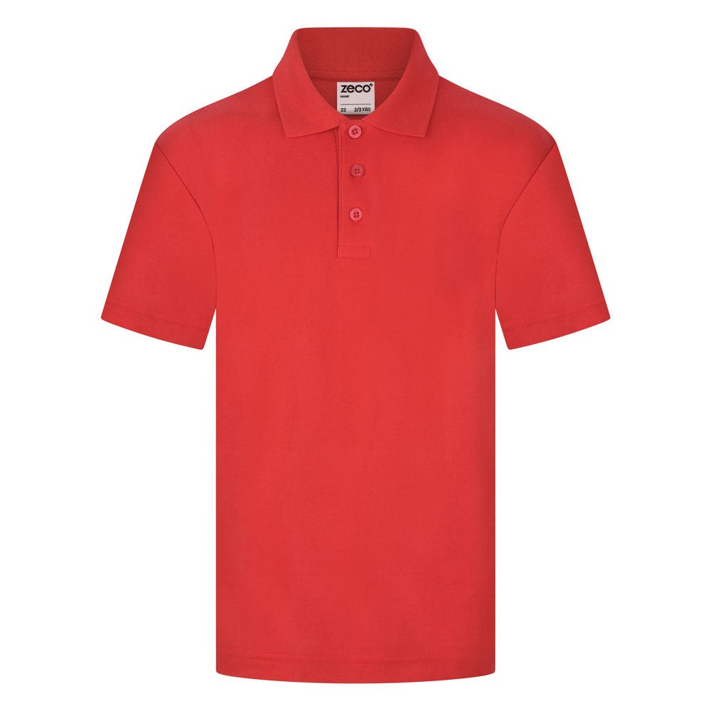 Graham James Red Polo Shirt with logo - Uniformwise Schoolwear