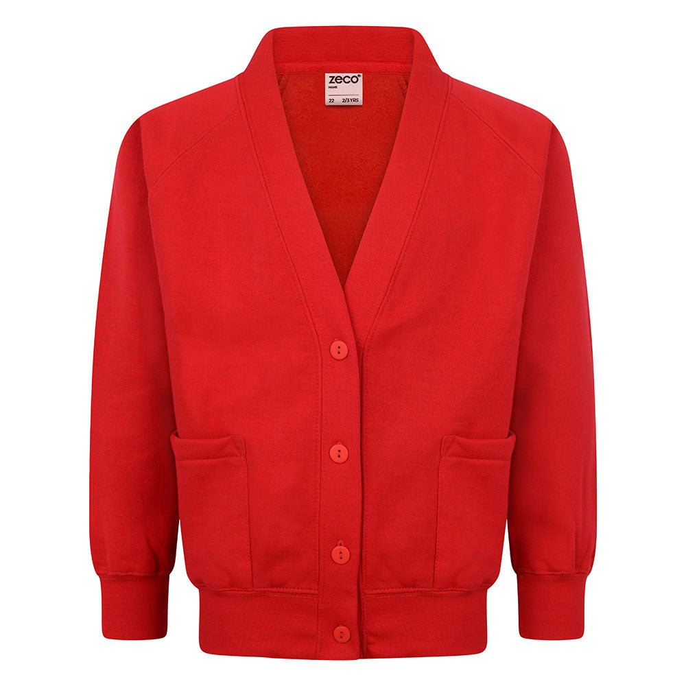Herringham Primary Academy Sweatshirt Cardigan with Logo - Uniformwise Schoolwear