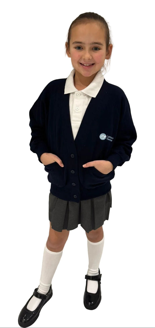 Lansdowne Primary Academy Sweatshirt Cardigan with Logo - Uniformwise Schoolwear