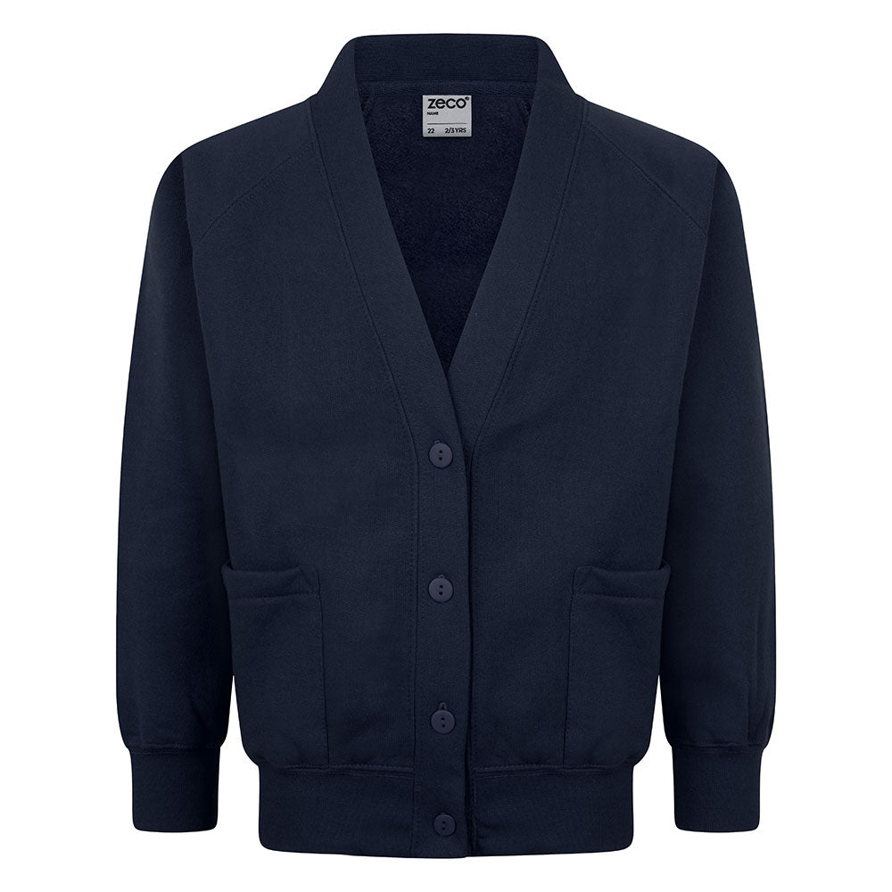 Lansdowne Primary Academy Sweatshirt Cardigan with Logo - Uniformwise Schoolwear