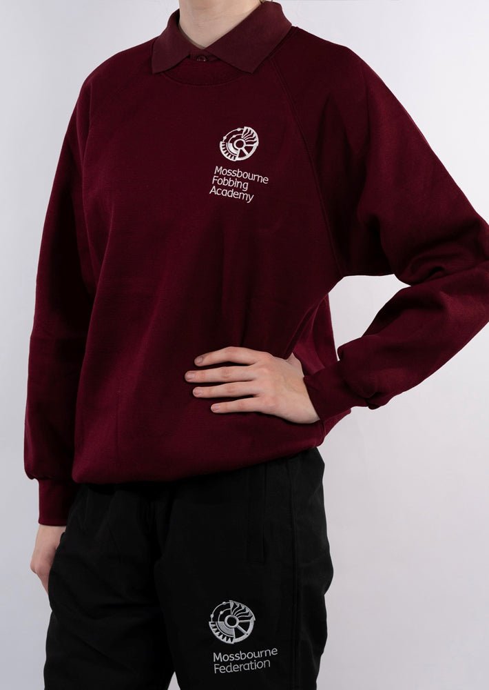 Mossbourne Fobbing Academy Girls PE Sweatshirt With Logo - Uniformwise Schoolwear