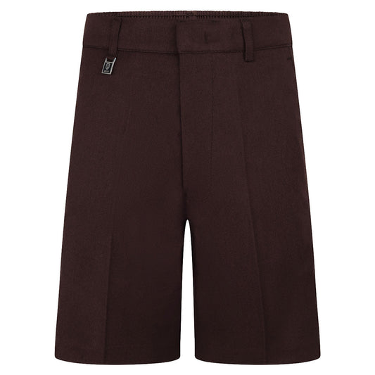 Boys Pull up Shorts - Brown - Uniformwise Schoolwear