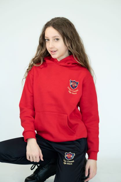 Grays Convent PE Hoodie - personalisation - Uniformwise Schoolwear