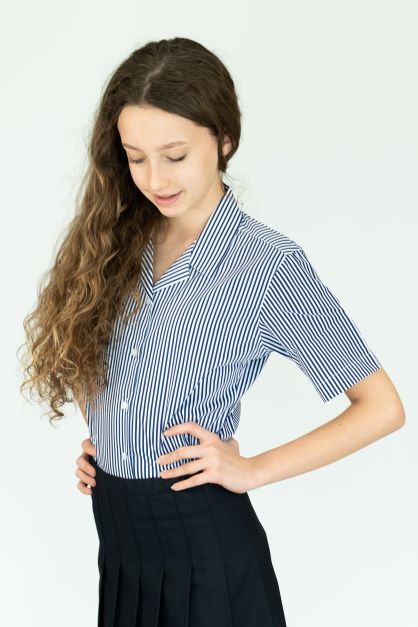 Grays Convent Striped revere Blouse (2 pack) - Uniformwise Schoolwear
