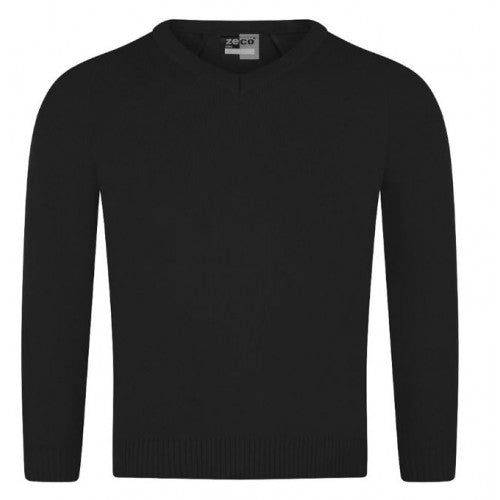 Knitted Jumper - Black - Uniformwise Schoolwear