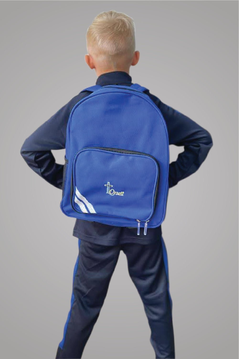 Orsett Primary Infant Back pack with personalisation -new logo - Uniformwise Schoolwear