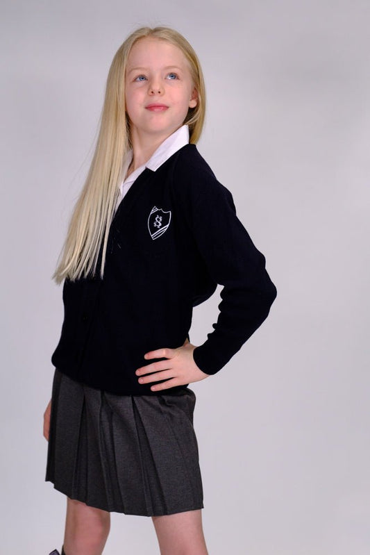 S.H Knitted Cardigan - Years 3-6 - Uniformwise Schoolwear