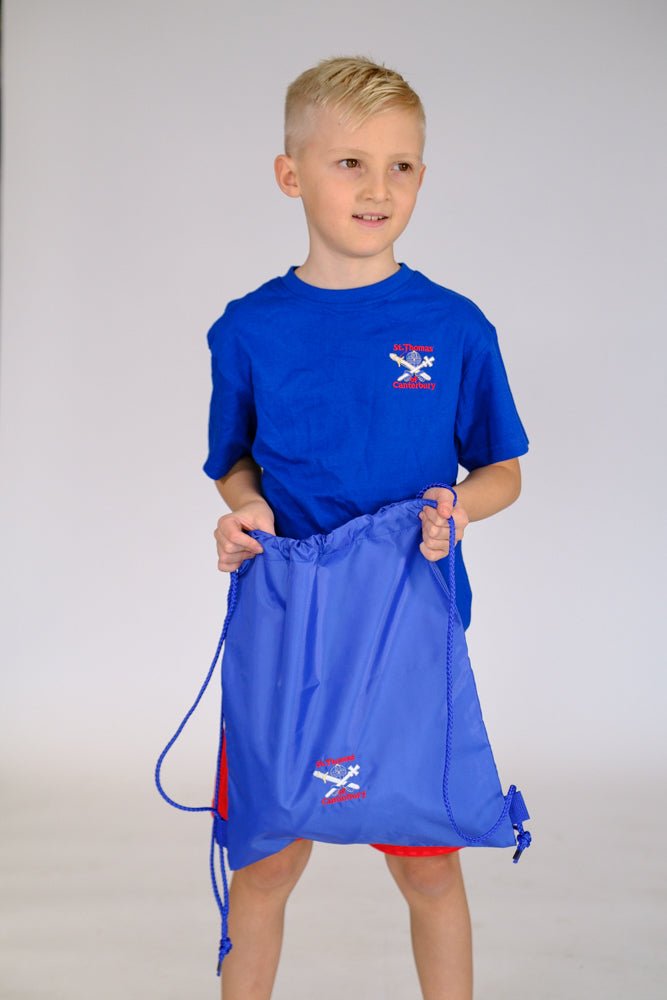 St Thomas PE bag with personalisation - Uniformwise Schoolwear